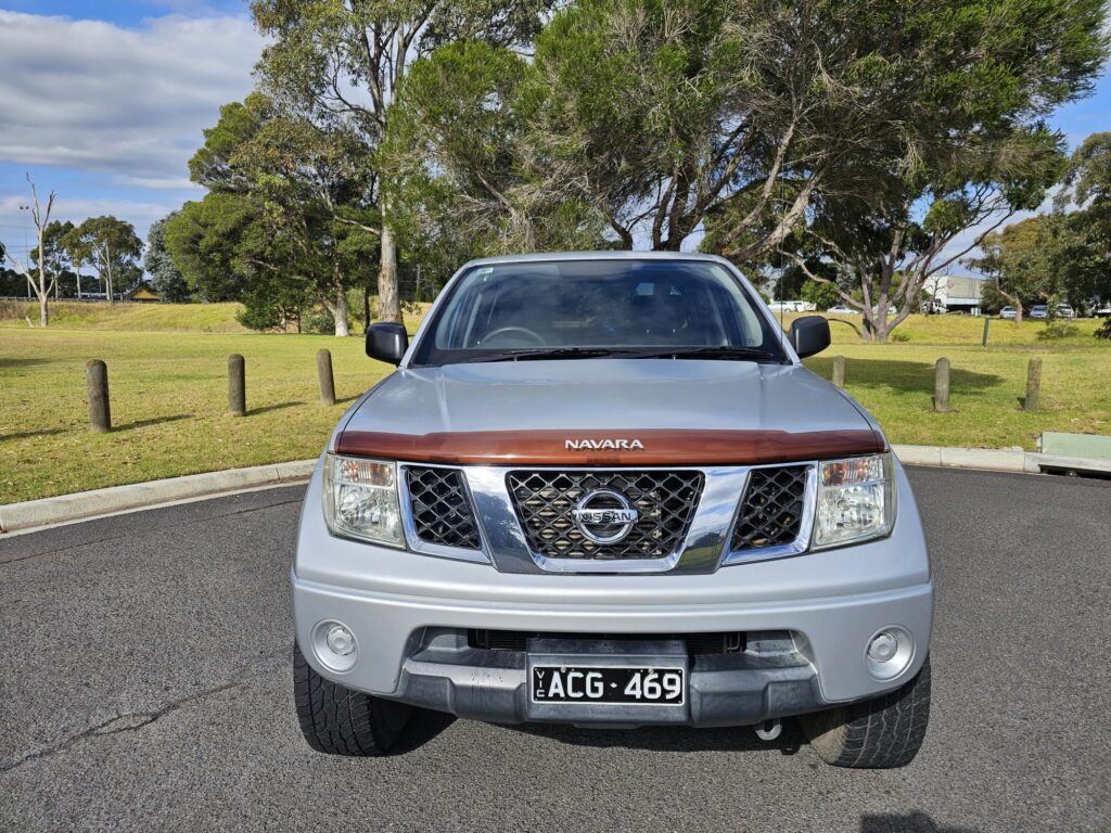 2010 Nissan Navara D40 RX Utility Dual Cab 4dr Man 6sp 4x4 875kg 2.5DT