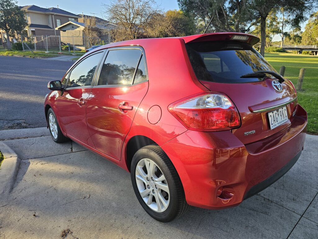 2012 Toyota Corolla ZRE152R MY11 Ascent Sport