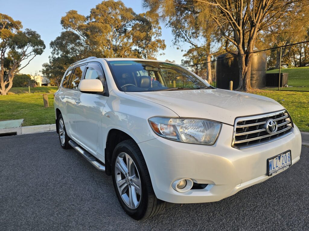 2008 Toyota Kluger GSU45R KX-S Wagon 7st 5dr Spts Auto 5sp AWD 800kg 3.5i