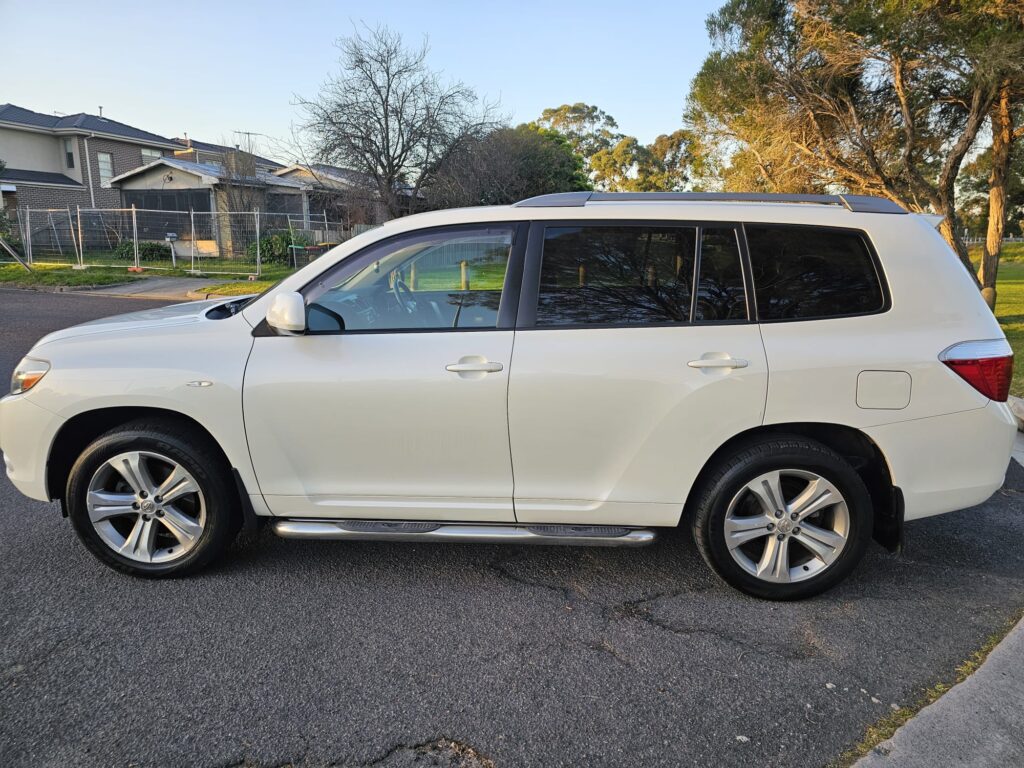 2008 Toyota Kluger GSU45R KX-S Wagon 7st 5dr Spts Auto 5sp AWD 800kg 3.5i