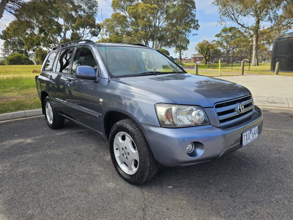 2005 Toyota Kluger MCU28R Grande Wagon 7st 5dr Auto 5sp AWD 375kg 3.3i