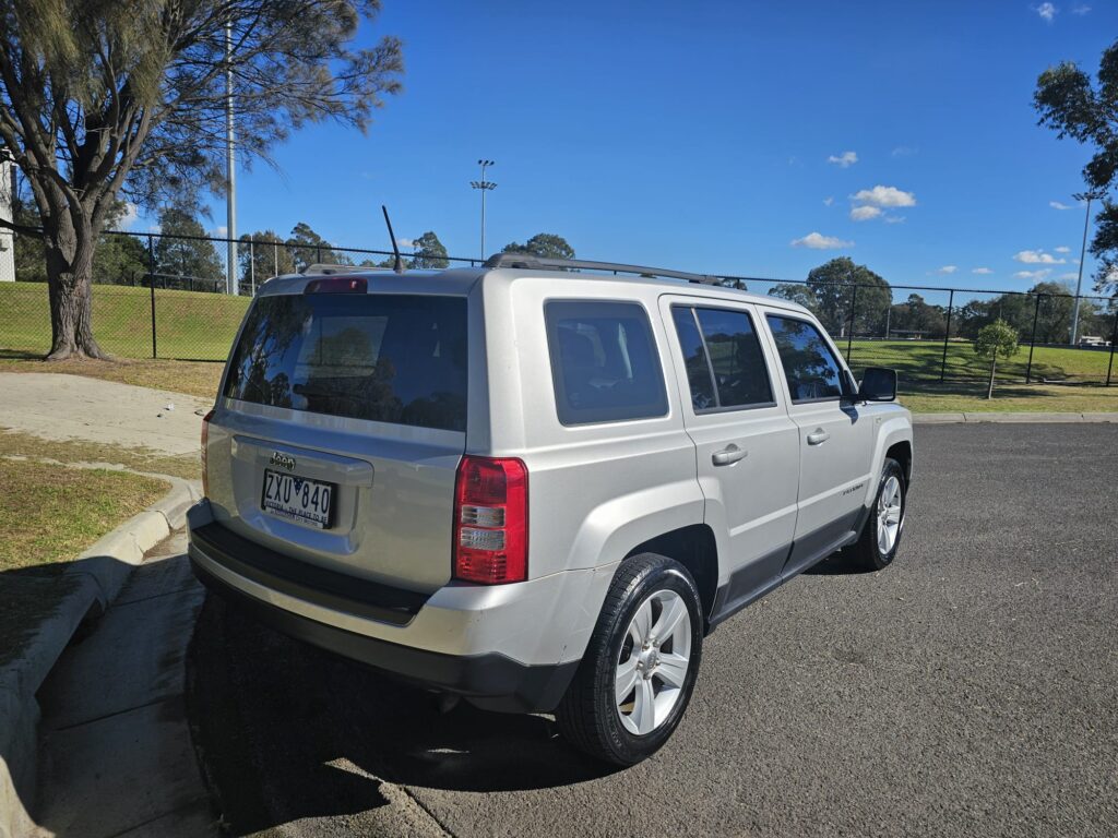 2013 Jeep Patriot MK MY2013 Sport Wagon 5dr CVT Auto Stick 6sp 4x2 485kg 2.0i
