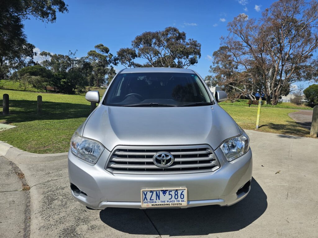 2010 Toyota Kluger GSU45R KX-R Wagon 7st 5dr Spts Auto 5sp AWD 800kg 3.5i