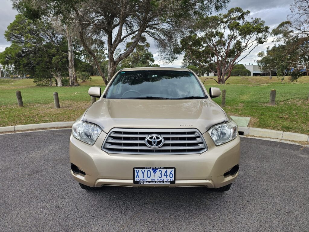 2008 Toyota Kluger GSU40R KX-R Wagon 7st 5dr Spts Auto 5sp 2WD 795kg 3.5i