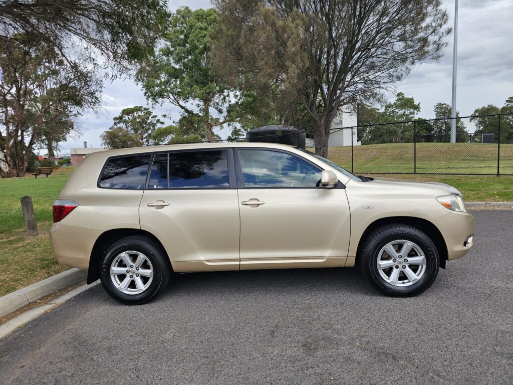 2008 Toyota Kluger GSU40R KX-R Wagon 7st 5dr Spts Auto 5sp 2WD 795kg 3.5i