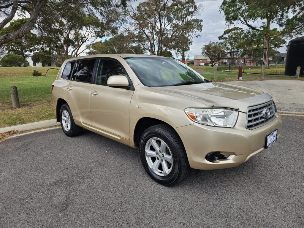 2008 Toyota Kluger GSU40R KX-R Wagon 7st 5dr Spts Auto 5sp 2WD 795kg 3.5i